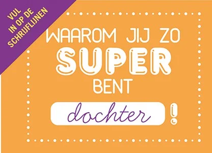 Direct Beschikbaar Waarom Jij Zo Super Bent Dochter