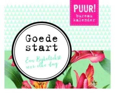 Puur! Goede Start Bureaukalender Weekendaanbieding