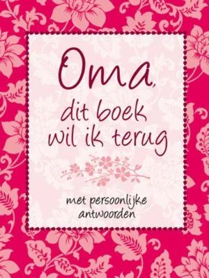 Meest Verkocht Oma Dit Boek Wil Ik Terug