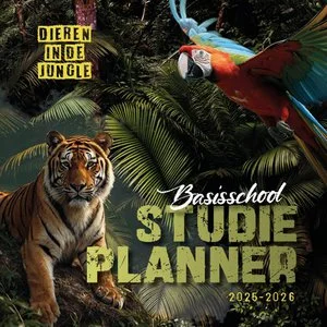 Lage Kosten Basisschool studieplanner dieren in de jungle 2025-2026
