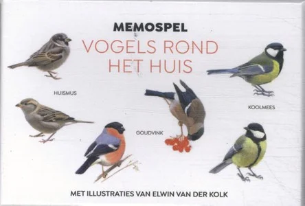 Vogels rond het huis - memospel Meest Verkocht