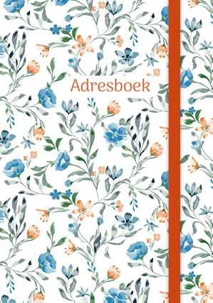 Adresboek (klein) - Romantic Florals Hoge Kwaliteit