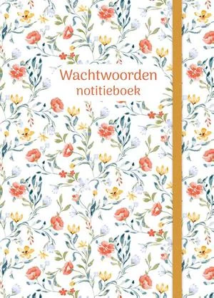 Wachtwoorden Notitiebk - Romantic Floral Superprijs