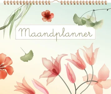 Maandplanner Transparante Bloemen Meest Verkocht