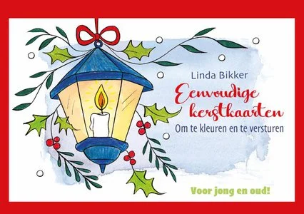 Eenvoudige Kerstkaarten Om Te Kleuren En Flitsaanbieding
