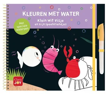 Kleuren Met Water. Klein Wit Visje En Zi Veilige Betaling