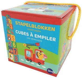 Dagaanbieding Stapelblokken - Voertuigen (+ 12 M)