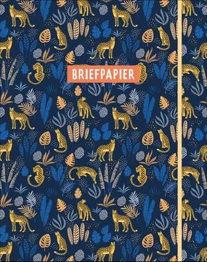 Hete Deal Briefpapier Jungle (blauw)