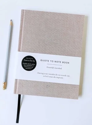 Weekendaanbieding Essencio Quote To Note Book