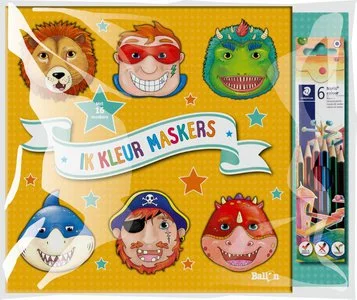 Alleen Vandaag Ik Kleur Maskers (oranje)
