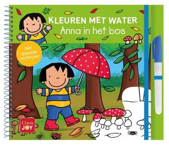 Merkproduct Kleuren Met Water. Anna In Het Bos