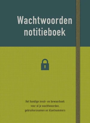 Wachtwoorden Notitieboek Merkproduct