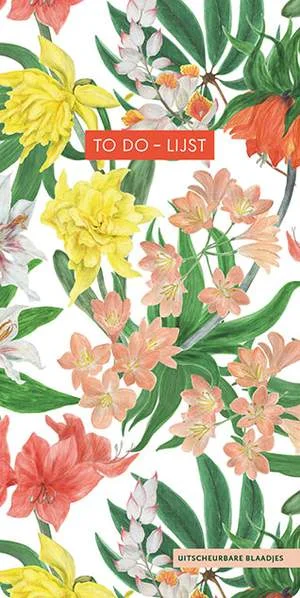 Direct Verzonden To Do-lijst - Tropical Flowers