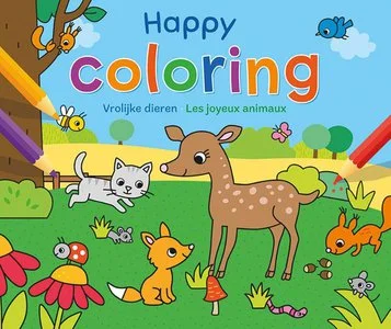 Happy Coloring - Vrolijke Dieren / Happy Shop Nu