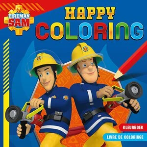 Brandweerman Sam Happy Coloring Hete Deal