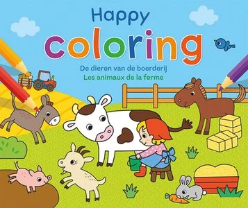 Express Levering Happy Coloring - De Dieren Van De Boerde