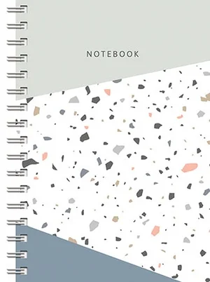 Terrazzo Spiraalboek Klein (lijnen) Korting