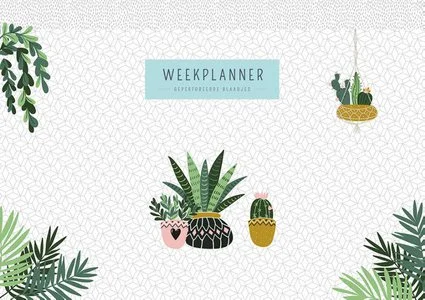 Nu Kopen Weekplanner Houseplants