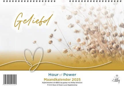 Maandkalender Hour Of Power Je Bent Gel Merkproduct