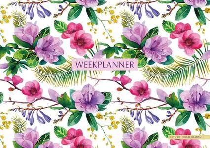 Meest Verkocht Weekplanner - Floral White
