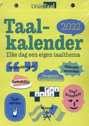 Premium Onze Taal Taalkalender 2022