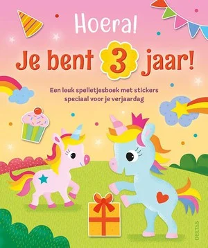 Seizoensaanbieding Hoera! Je Bent 3 Jaar! Eenhoorns