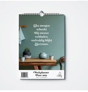Flitsaanbieding Weekplanner Puur Met Bijbeltekst