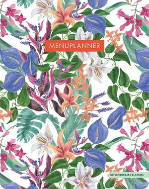 Menuplanner - Tropical Flowers Beperkt Aanbod