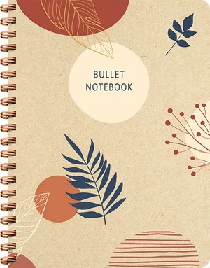 Botanical Kraft Spiraalboek Groot (bulle Tijdelijk Beschikbaar