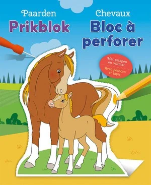 Paarden Prikblok Chevaux Bloc À Perfor Aanbieding