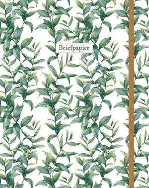 Briefpapier Leaves Seizoensaanbieding