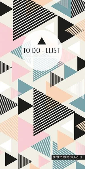 Seizoensaanbieding To Do-lijst Triangles