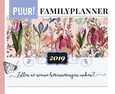 Beperkt Aanbod Puur! Familyplanner 2019