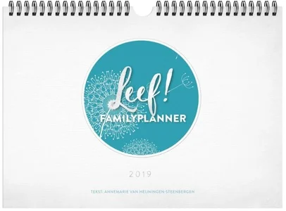 Leef! Familieplanner 2019 Nu Kopen