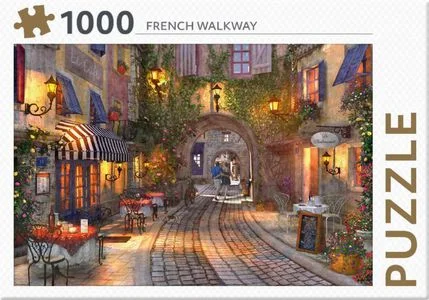 Merkproduct Rebo legpuzzel 1000 stukjes - French Walkway