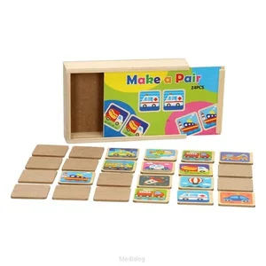 Houten Memo Voertuigen 24dlg Koop Vandaag
