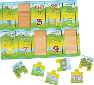 Cijfers Leren Met Dieren Puzzel Exclusieve Aanbieding