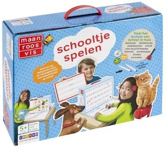 Maan Roos Vis Schooltje Spelen Laatste Versie