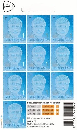 Korting Postzegels 1 (kaartje met 10 stuks)