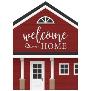 Tabletop house - 9 x 11,5 cm - Welcome Home - 656200927762 Snelle Levering