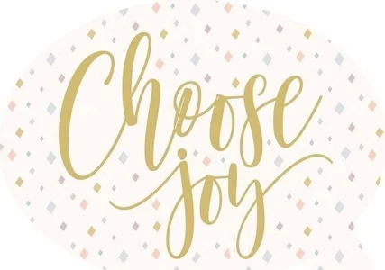 Tijdelijk Beschikbaar Choose joy - Speech Bubble Tabletop decor - 14,5 x 10,5 cm - 656200968574