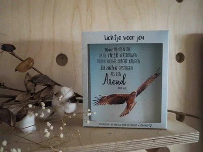 Beperkte Voorraad Lichtje voor jou: .. zij zullen opstijgen als een arend
