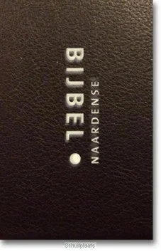 Aanbieding NAARDENSE BIJBEL ROYAAL, ZWART, LEER