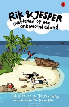 RIK EN JESPER OVERLEVEN OP EEN ONBEWOOND Direct Verzonden
