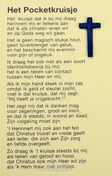 POCKETKRUISJE NEDERLANDS Populair