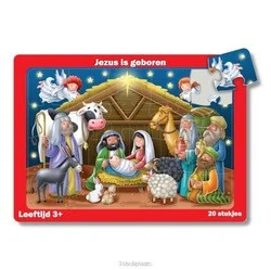 Populair PUZZEL TRAY JEZUS IS GEBOREN