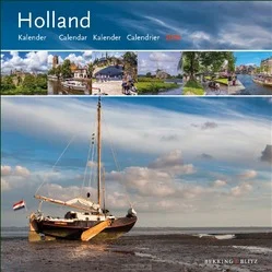 HOLLAND MAANDKALENDER 2026 KLEIN 17X17 Fabrieksprijs