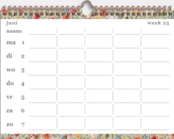 Dagaanbieding FAMILIE PLANNER SPIRAAL D1 2026/2027