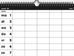 FAMILIE PLANNER SPIRAAL D5 2026/2027 Fabrieksprijs