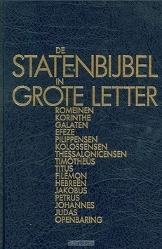 STATENBIJBEL GROTE LETTER NT2 ROMEINEN O Beste Prijs